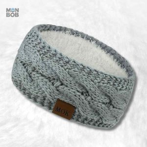 Bandeau Cache Oreille gris confortable et stylé