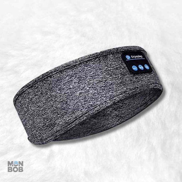 bandeau-ecouteur-gris-1 Bandeau écouteur gris en fourrure pour un confort optimal