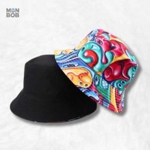 Bob abstrait réversible au design unique et moderne