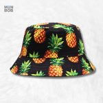 Chapeau bob à motif ananas pour l'été et les festivals
