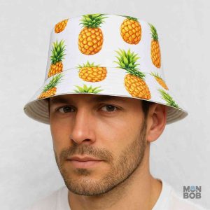 Bob léger avec motif ananas idéal pour les événements en plein air