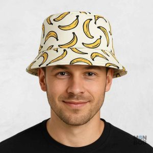 Accessoire mode : bob réversible à motif fruité