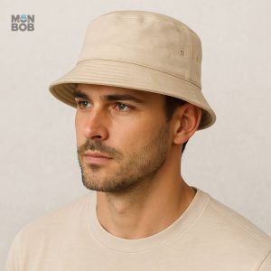 Chapeau bob beige, style décontracté pour toutes les occasions