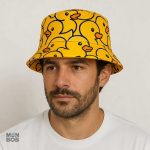 Variantes de bob réversible avec motif Canard élégant et original