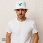 Bob coloré avec motif Cannabis, parfait pour l'été