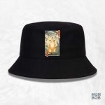 Bob tendance avec motif chat, parfait pour l'été