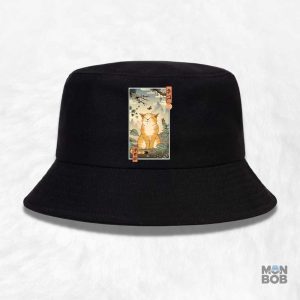 Bob tendance avec motif chat, parfait pour l'été