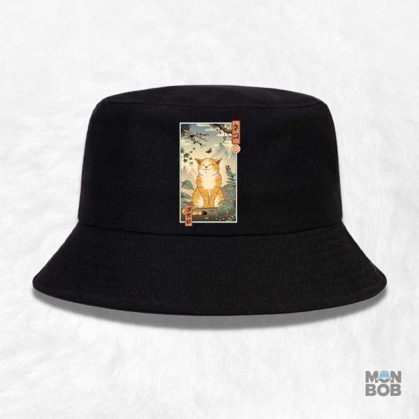 Bob tendance avec motif chat, parfait pour l'été