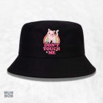 Chapeau original Bob avec illustration de chat