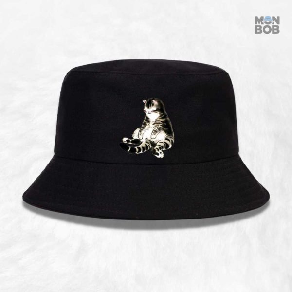 Bob en coton avec design amusant de chat