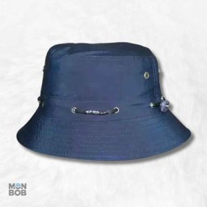 Bob bleu réglable pour un style décontracté