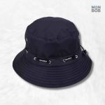 Bob noir réglable en cordon pour un style décontracté