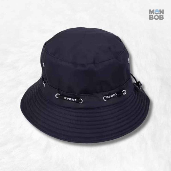 bob-cordon-reglable-noir-1 Bob noir réglable en cordon pour un style décontracté
