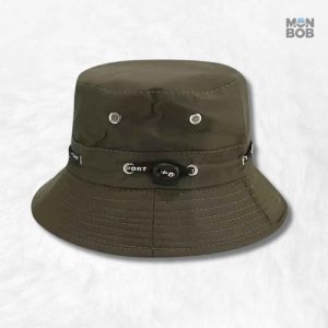 Bob réglable vert pour un look décontracté et tendance