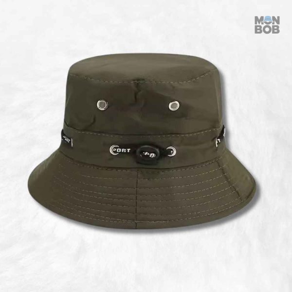 Bob réglable vert pour un look décontracté et tendance