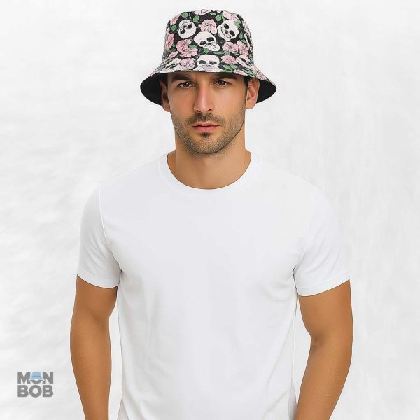 Bob avec crâne pour un style tendance et audacieux