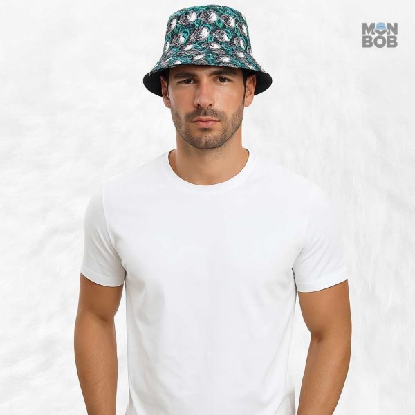 Bob Réversible avec motifs variés et style décontracté