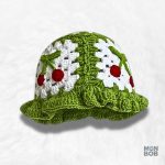 Bob en Crochet Cerise, accessoire tendance pour l'été