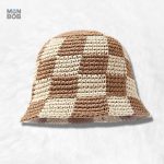 Bob en Crochet Damier élégant et tendance