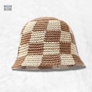 Bob en Crochet Damier élégant et tendance