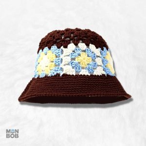 Chapeau en crochet féminin, accessoire mode original