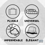 Bob de Pluie tendance, alliant style et fonctionnalité