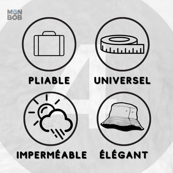 Accessoire de pluie jaune, pratique et stylé pour tous les temps