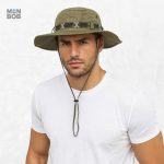 Chapeau léger avec ficelle, parfait pour les aventures en plein air