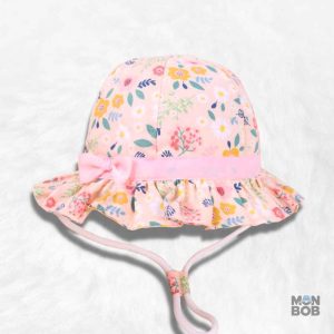 Bob Fille Rose à Fleurs pour un look estival