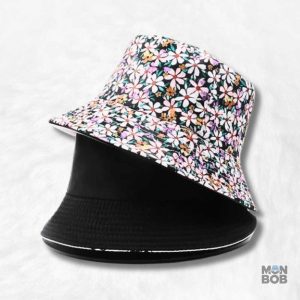 Bob réversible à fleurs tendance pour un look original