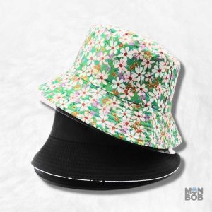 Bob à fleurs réversible, parfait pour la saison estivale