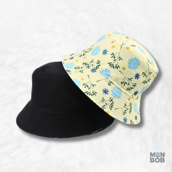 Bob Floral réversible avec motifs colorés et tendance