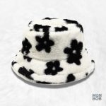 Bob fleuri en fourrure tendance pour un look unique