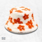 Chapeau bob fleuri idéal pour la saison automnale