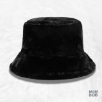 Bob fourrure noir élégant pour un look tendance