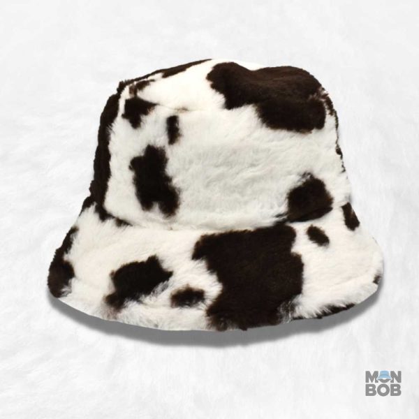 Bob vache en fourrure, look décontracté