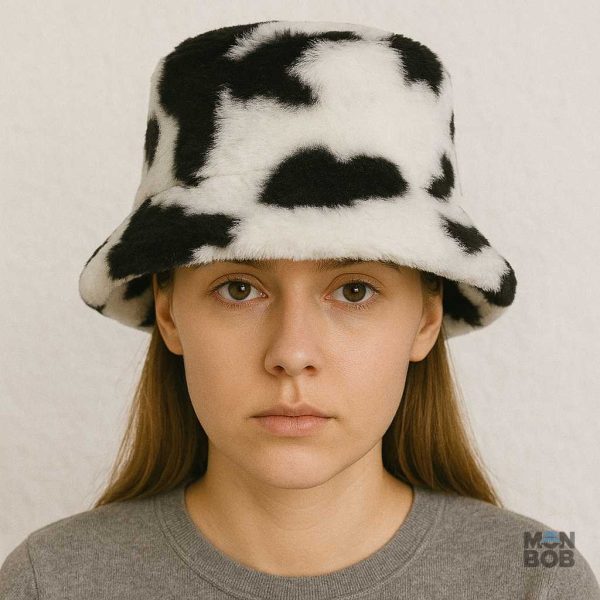 Bob d'hiver en fourrure vache, confort assuré