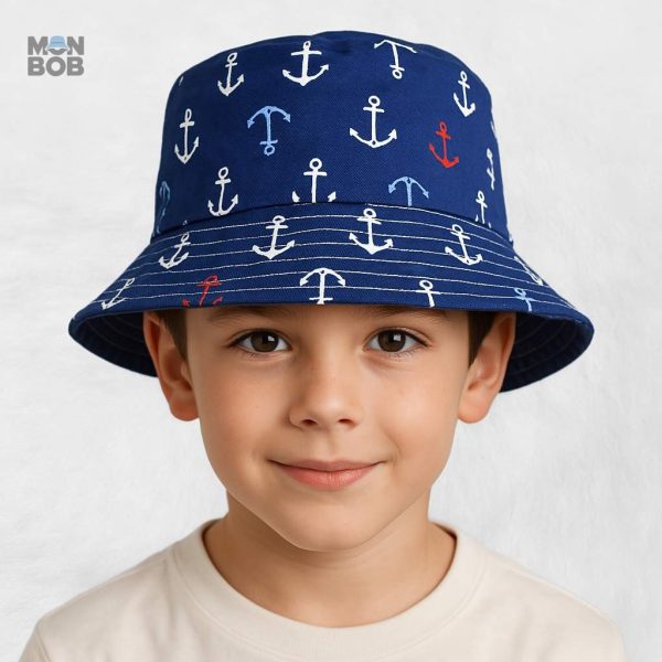 Bob Bleu tendance pour enfants, style marin élégant