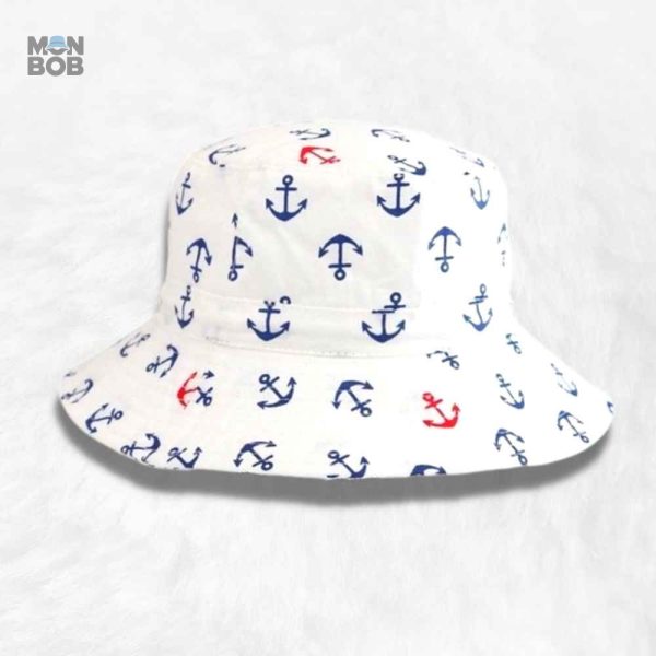 bob-garcon-blanc-1 Bob Garçon Marin blanc, accessoire mode été pour enfants