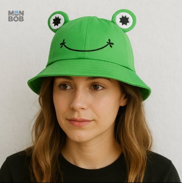 Bob original avec motif Grenouille, touche unique à votre tenue