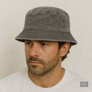 Bob en Denim Gris, accessoire mode incontournable