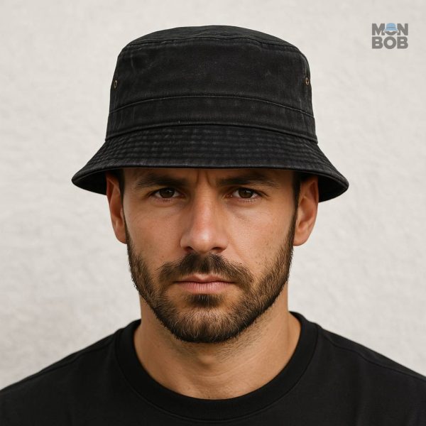 Bob en denim noir, style moderne pour toutes les occasions