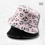 Bob réversible Kawaii avec motif pingouin adorable