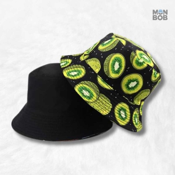 Bob réversible Kiwi, accessoire tendance et pratique