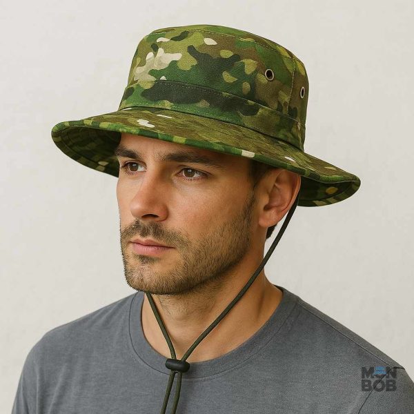 Casquette bob légère avec lacet ajustable pour l'été