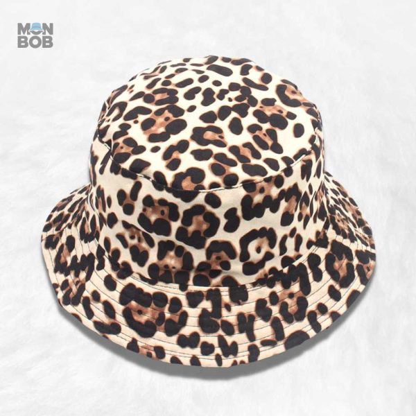 Chapeau léopard réversible, parfait pour l'été et le style