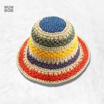 Bob coloré en maille, accessoire estival incontournable