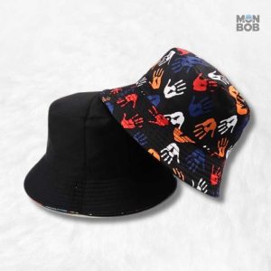 Bob réversible Main ! en tissu léger et stylé