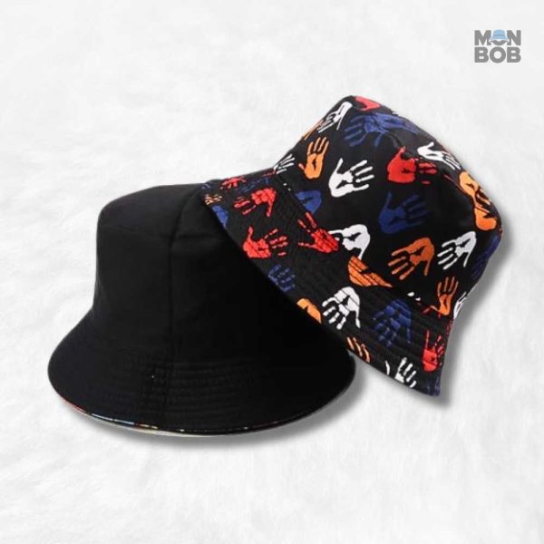 Bob réversible Main ! en tissu léger et stylé