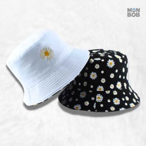 Bob réversible Marguerite aux motifs floraux colorés